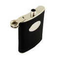 8 Oz. Leather Wrap Hip Flask